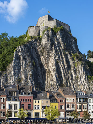 The view of the citadel in Dinant