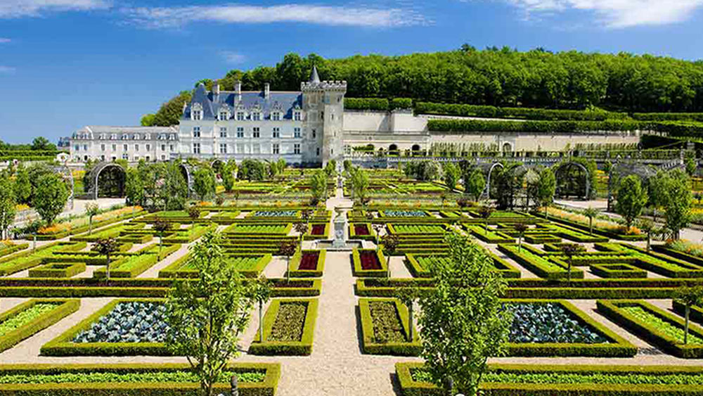 Loire Valley Villandry Castle And Gardens