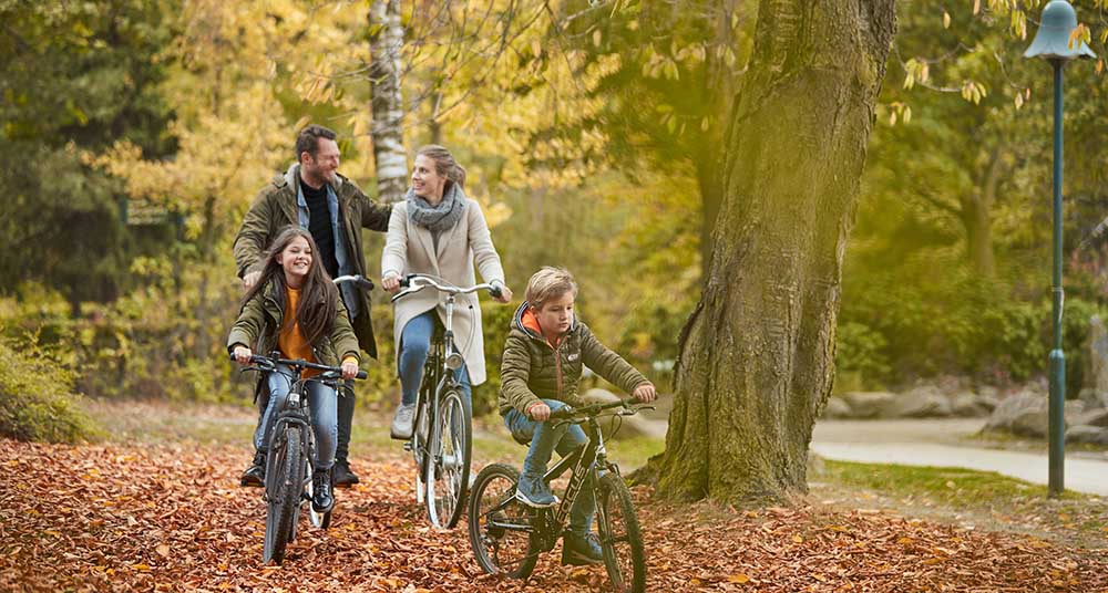 Family at Center Parcs for Autumn Deal