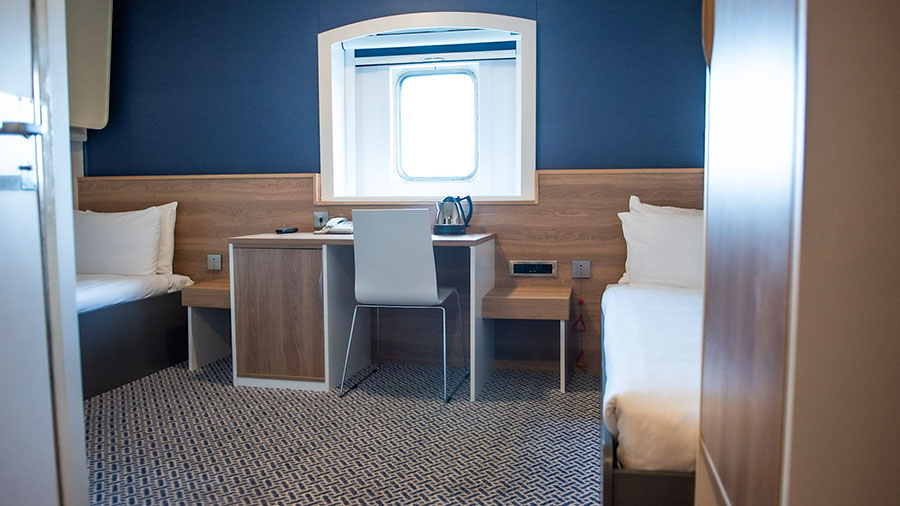 Accessible cabin P&O Hull to Rotterdam ferries