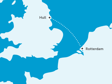 Fähre nach Hull | Rotterdam > Hull | P&O Ferries